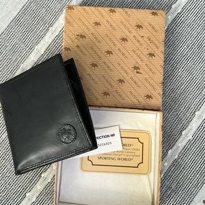 Men’s black wallet